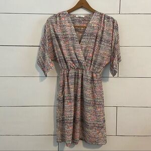 Million Bullpup Faux Wrap Mini Dress. Size Small. EUC